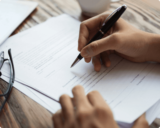 Financial Document Signing Process
